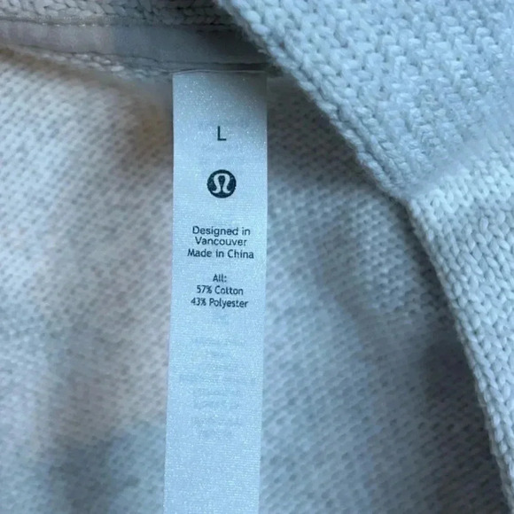 Lululemon Cotton-Blend  Full-Zip Sweater - Picture 11 of 12